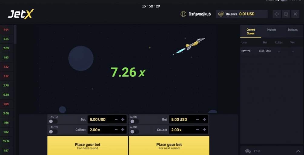 JetX en Aguero Casino